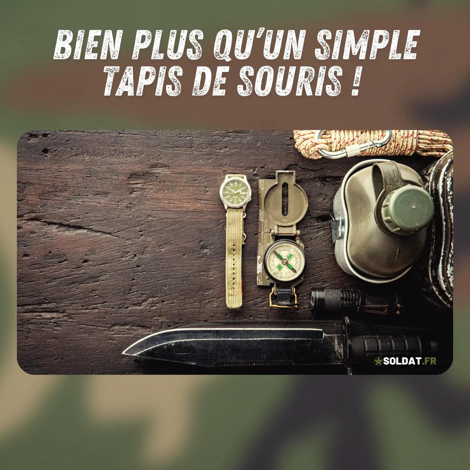 Materiel Tapis de souris X Soldat.fr 