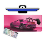 Tapis de souris Voiture Porsche GT3RS Rose - Vignette | CustomTonTapis.fr