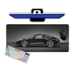 Tapis de souris Voiture Porsche Noir - Vignette | CustomTonTapis.fr