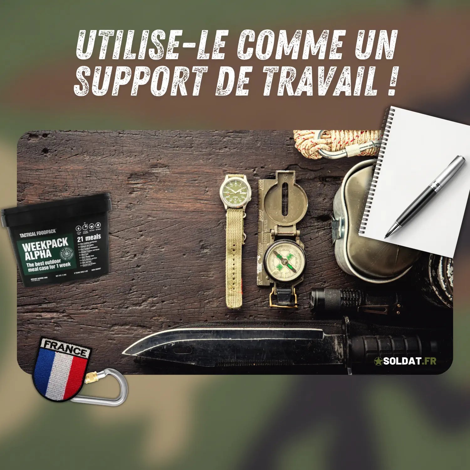 Tapis Materiel de souris X Soldat.fr 