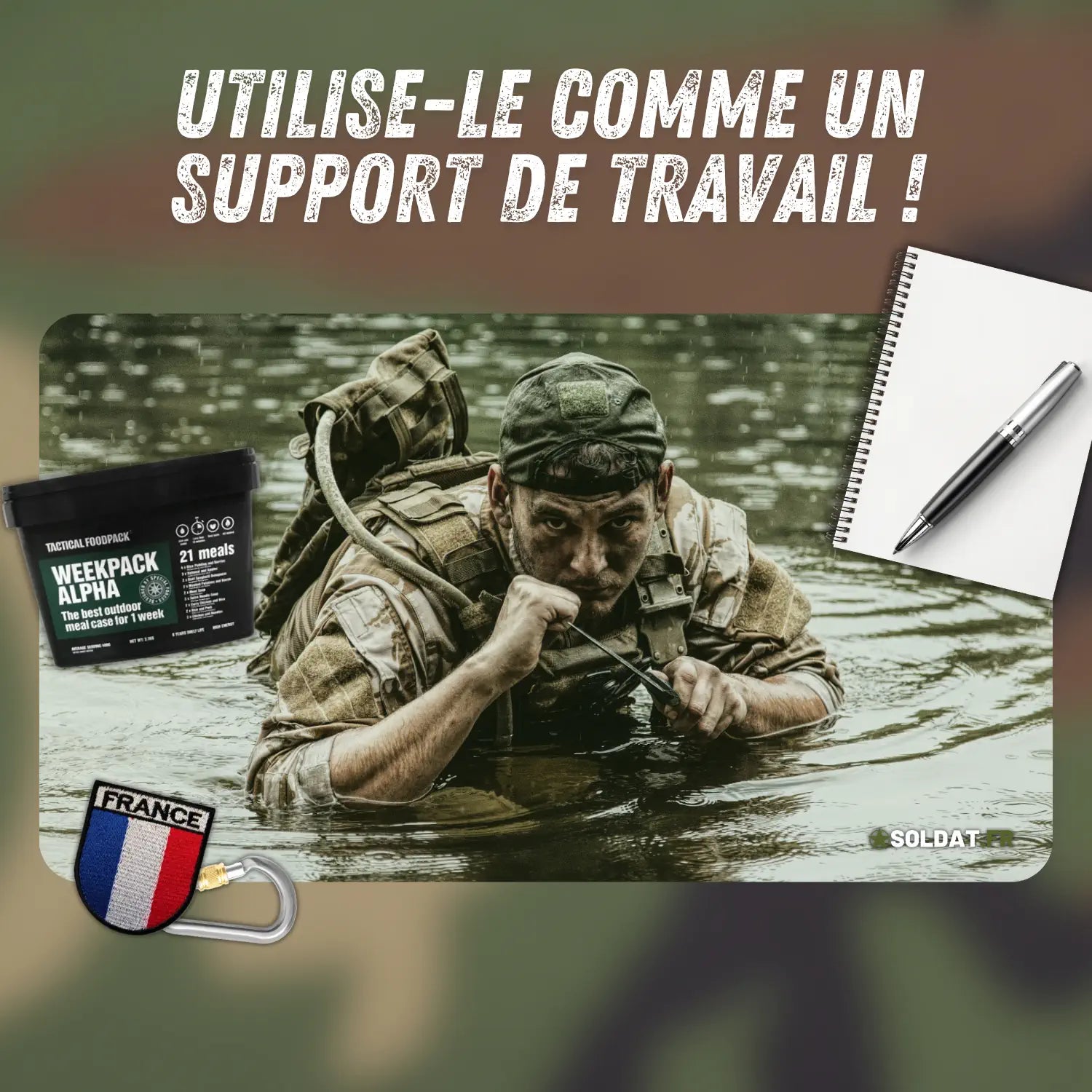 Tapis Mission de souris X Soldat.fr